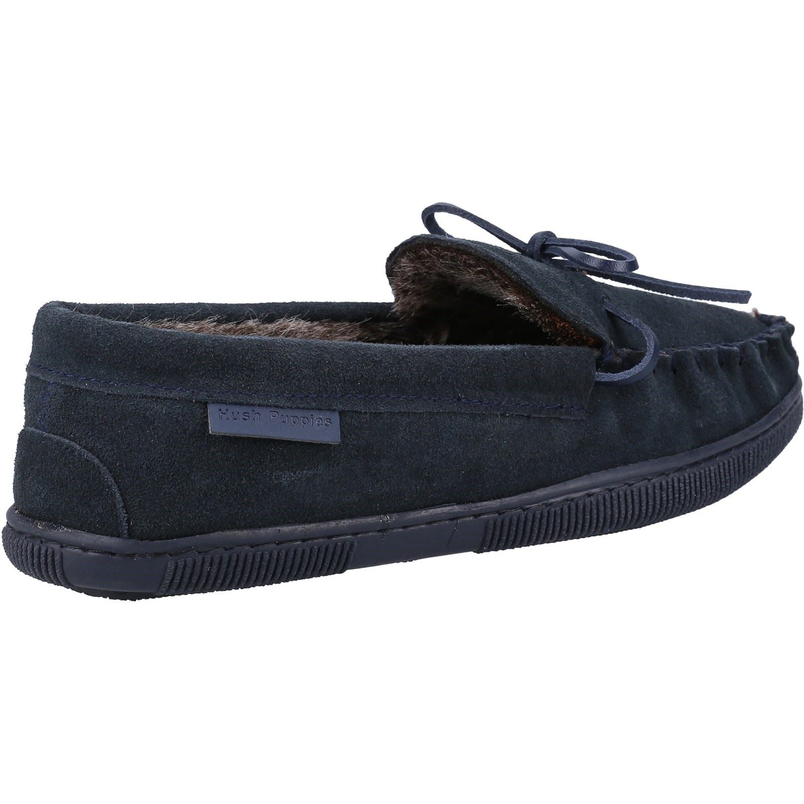 Hush Puppies Ace Wildleder-Herren-Hausschuhe In Marineblau