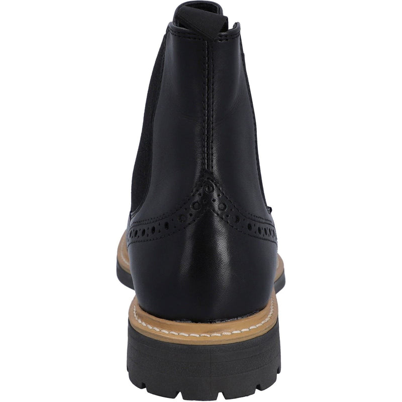 Hunter Cawdor Schwarze Farbe Herrenlederstiefel