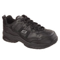 Skechers Workwear Soft Stride - Grinnell Wildleder Herren Schwarz Sicherheits-Sneaker