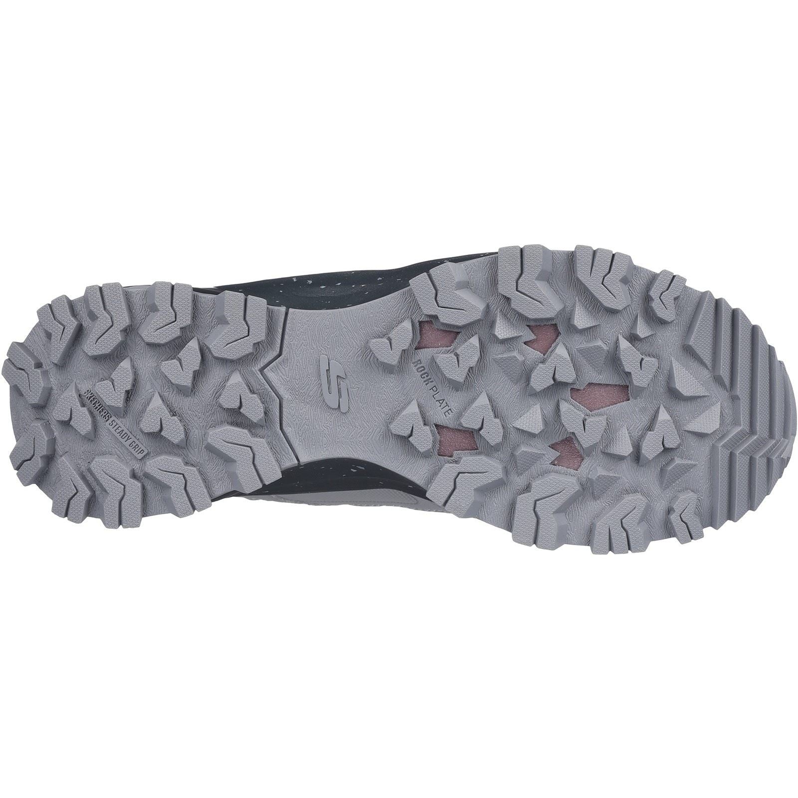 Skechers Max Protect Legacy Damen Wanderstiefel Aus Grauem/Anthrazitfarbenem Leder