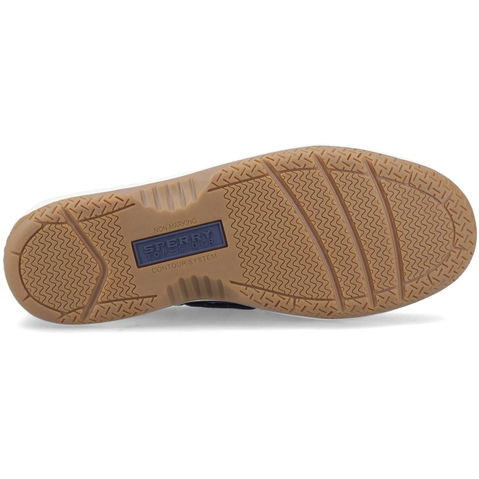 Sperry Billfish 3 Eye Herren Bootsschuhe Aus Leder In Marineblau