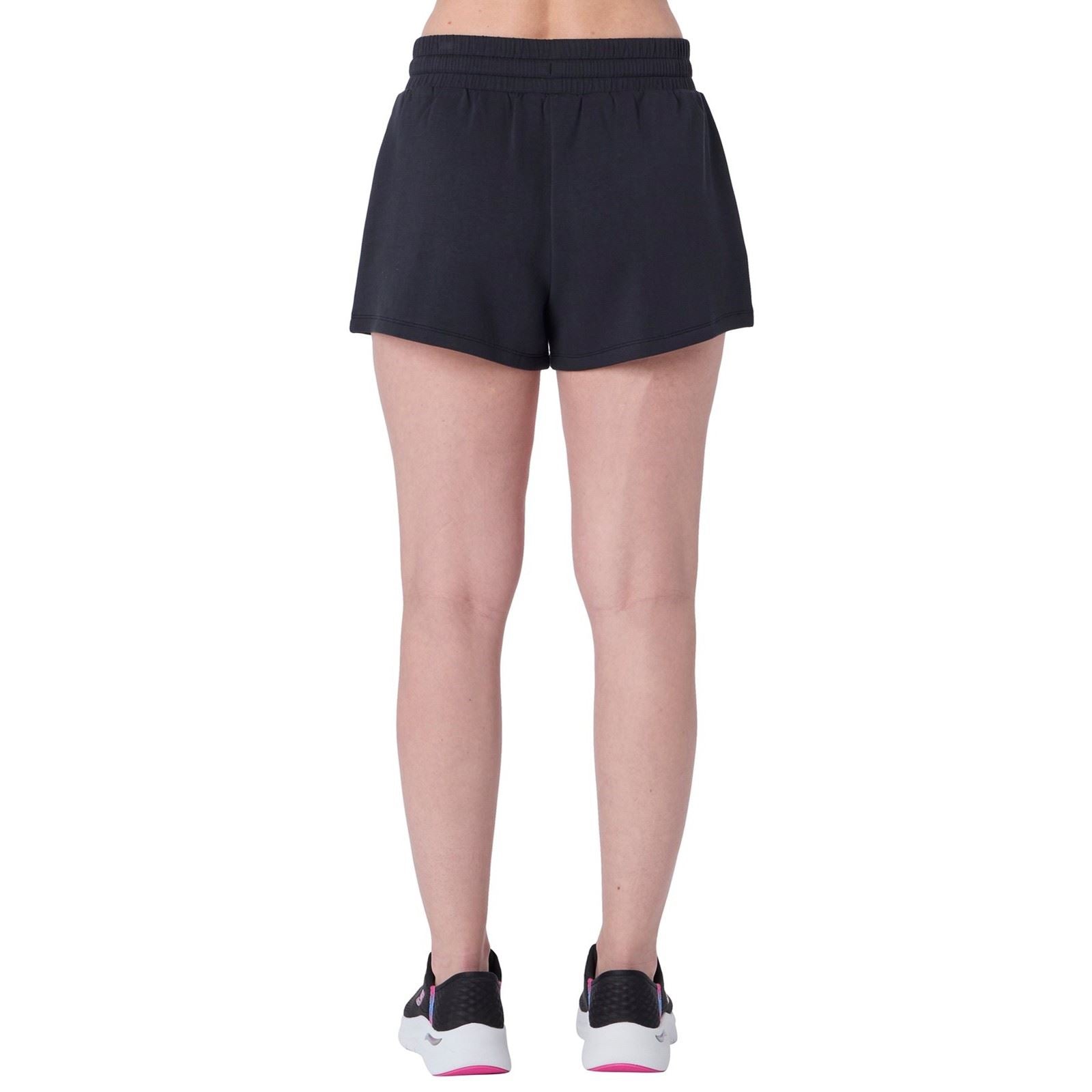 Skechers Skechluxe Elevate 5" Slip-In Damen Schwarz Sportbekleidung Shorts