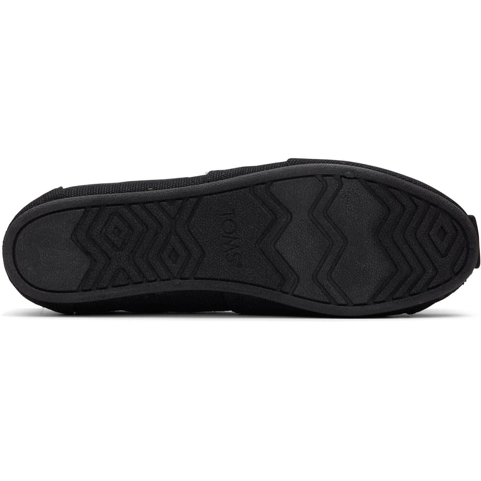 TOMS Alpargata Classic Baumwolle Damen Schwarze Farbe Espadrilles
