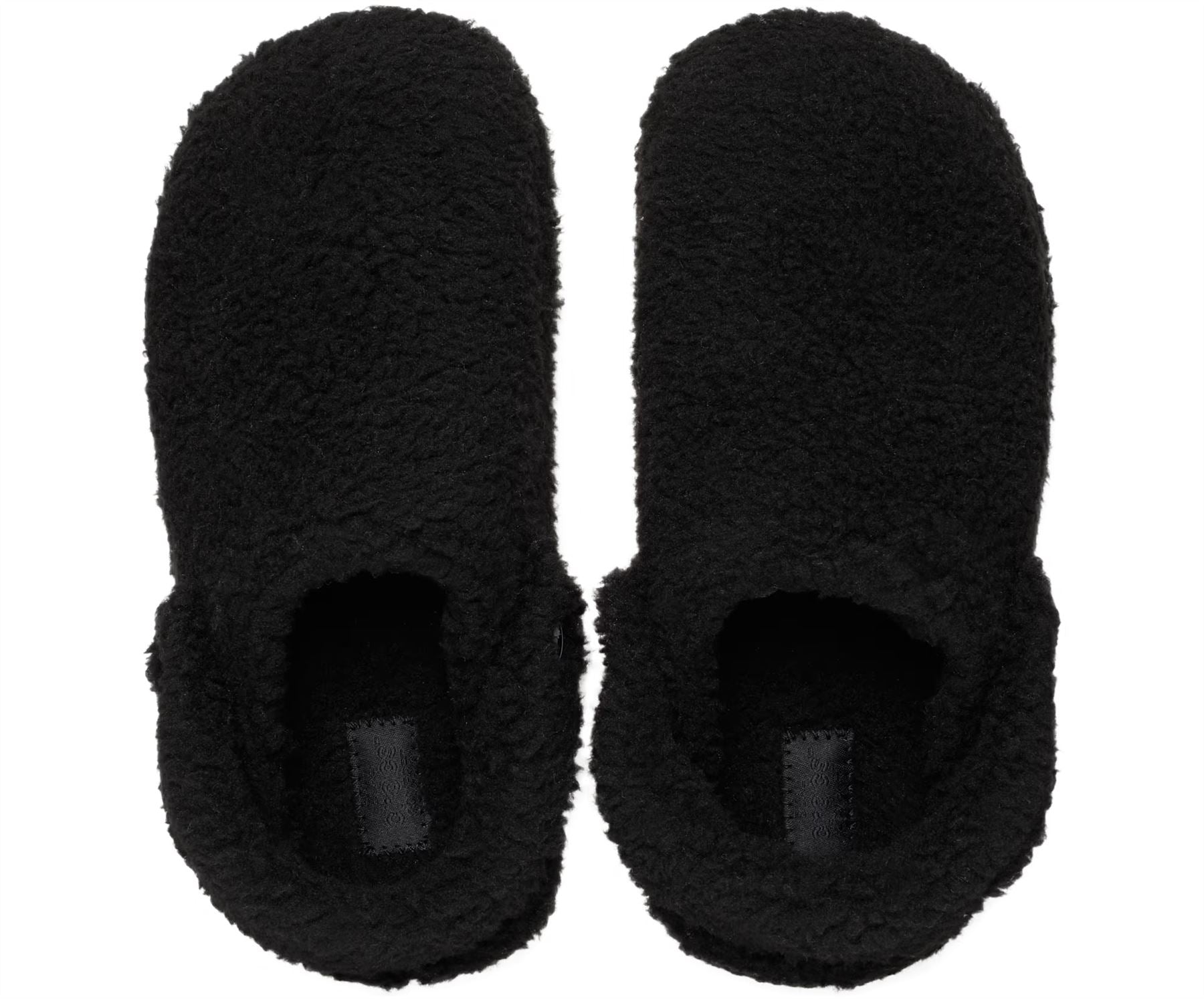 Crocs Classic Cozzzy Damen Schwarze Hausschuhe