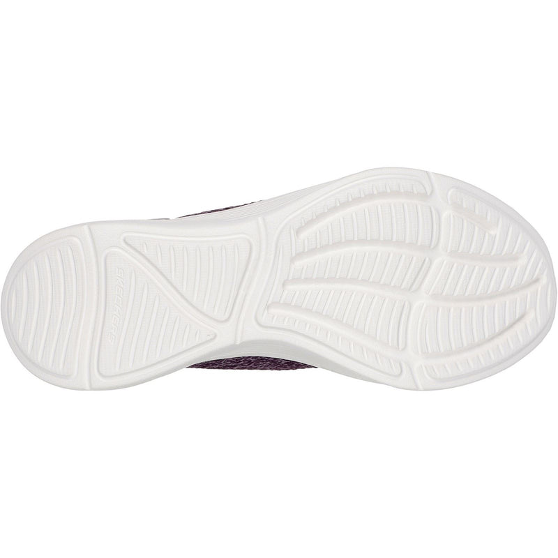 Skechers Relaxed Fit Sport Polyester Damen Dunkelviolette Sneaker