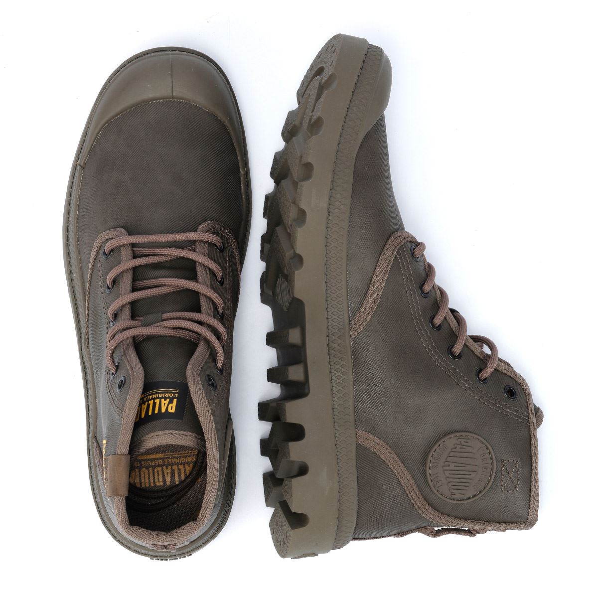 Palladium Pampa HI Wax  Braune Stiefel