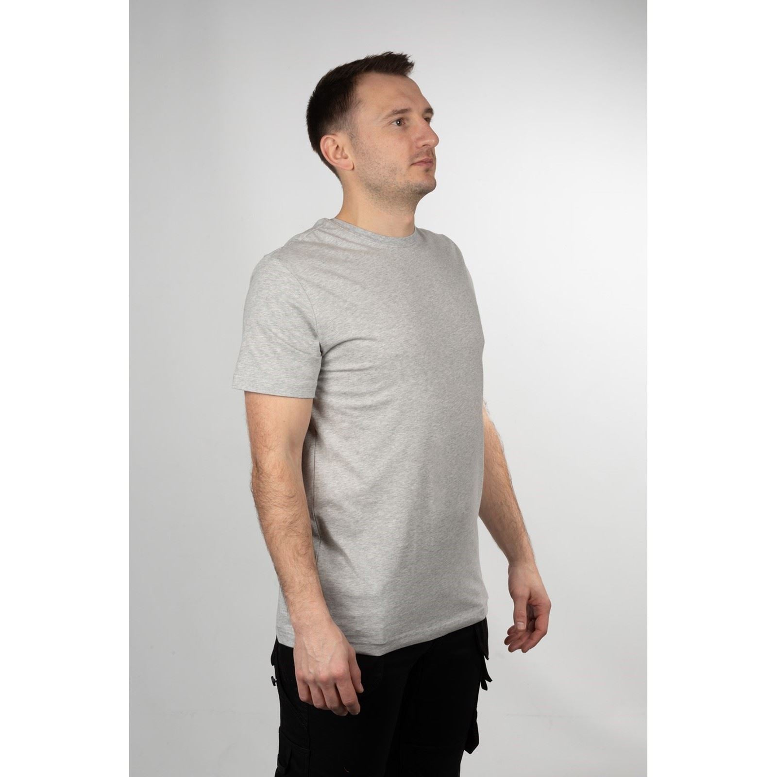 Helly Hansen Workwear Kensington Baumwoll Kurzarm T-Shirts Für Herren In Grau