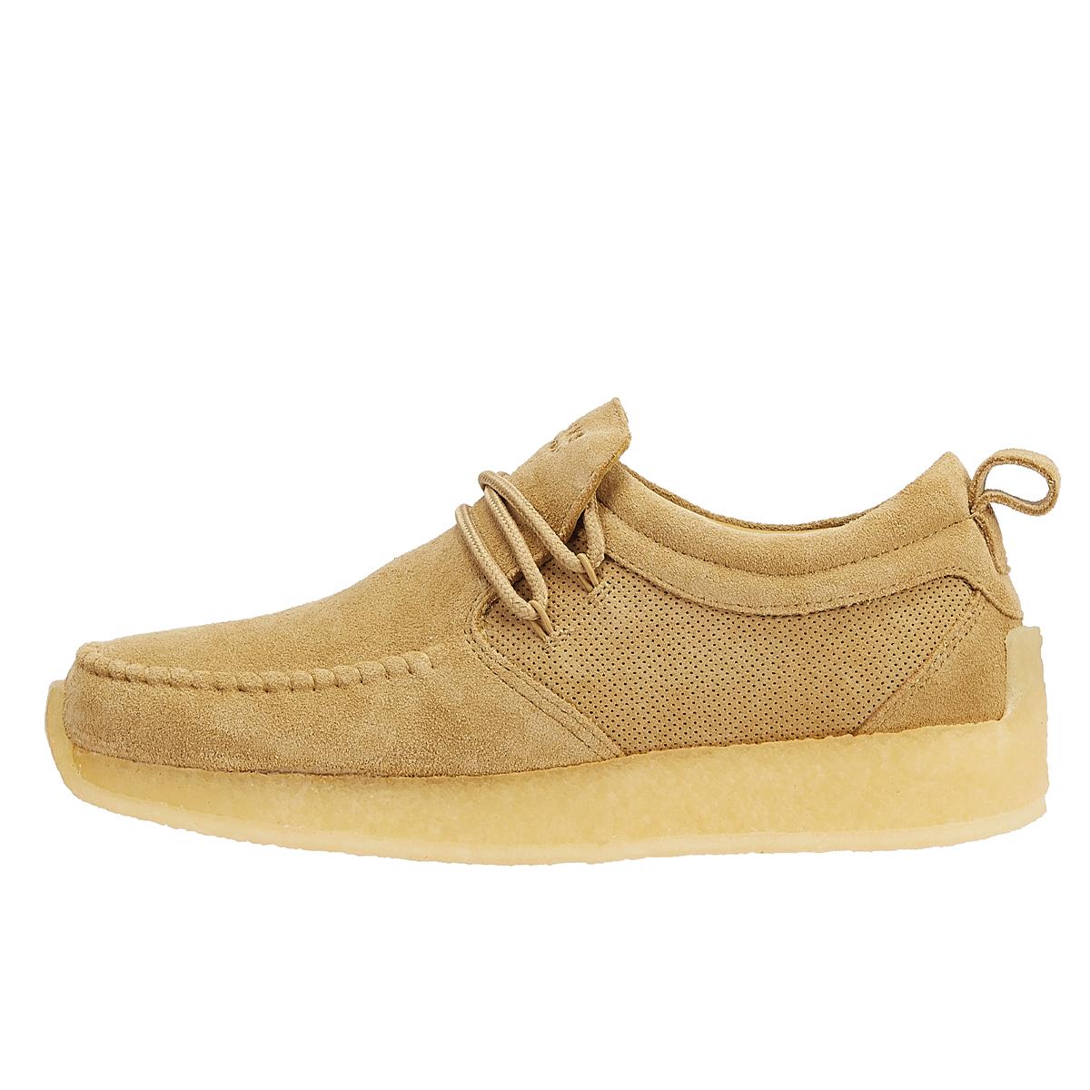 Clarks Originals Maycliffe Wildleder Dunkelsand Herren Schnürschuhe In Braun