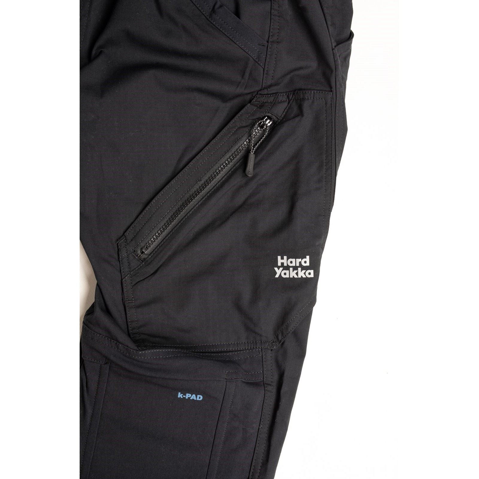 Hard Yakka Raptor Cuff Baumwoll Herren Schwarze Farbe Outdoor Hosen