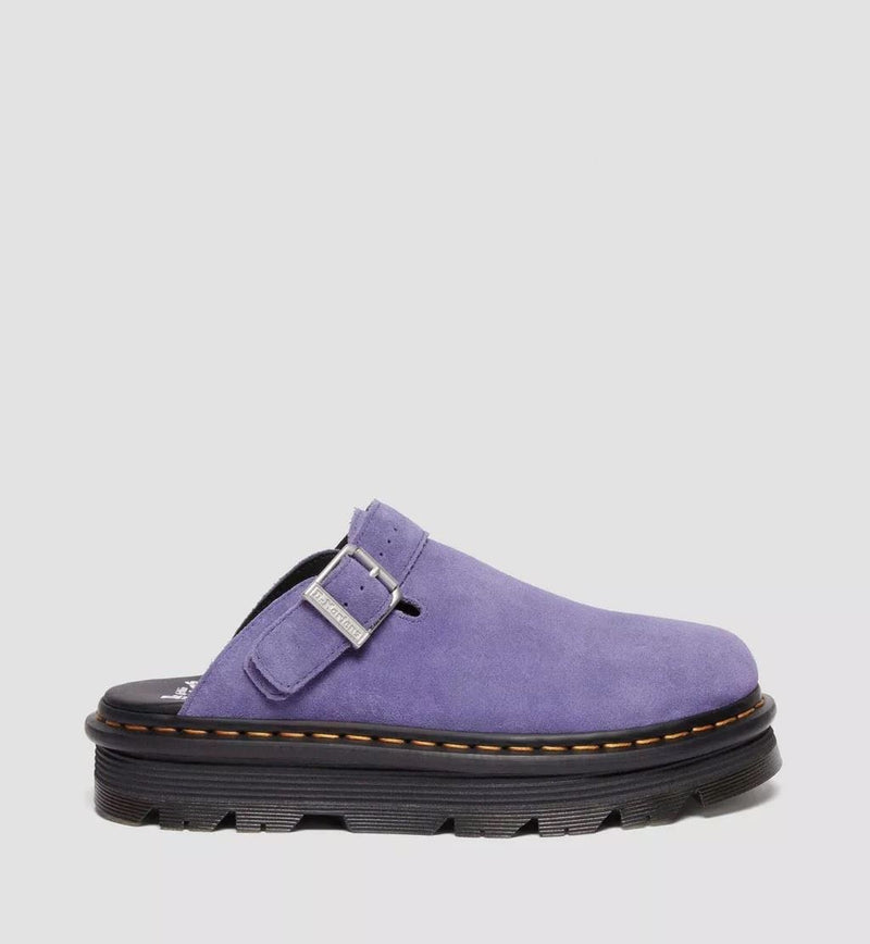 Dr. Martens Zebzag EH Lila Wildleder Clogs
