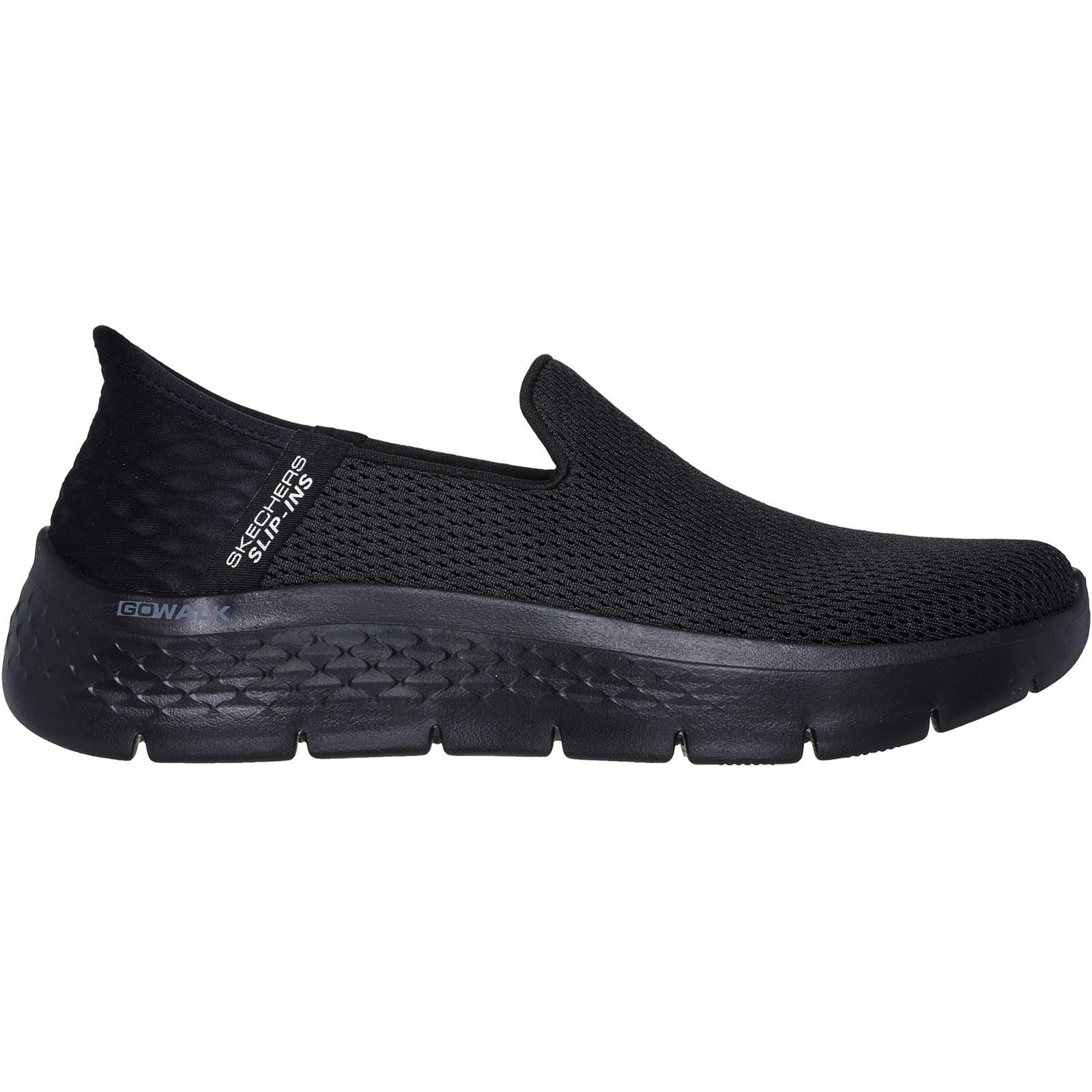 Skechers Go Walk Flex Relish Textile Damen-Sneaker In Schwarz