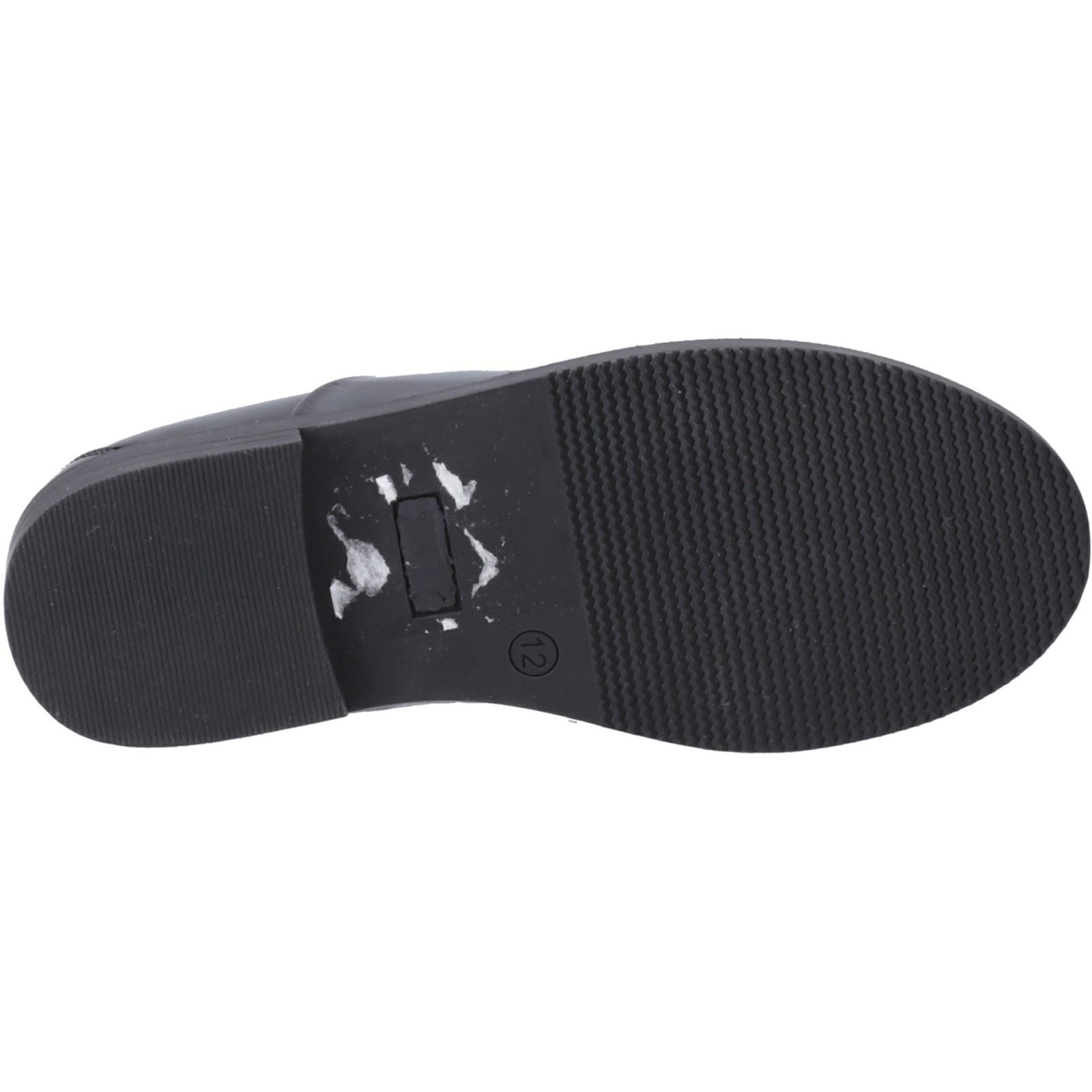 Hush Puppies Nellie Patent Mädchenschuhe Aus Schwarzem Leder