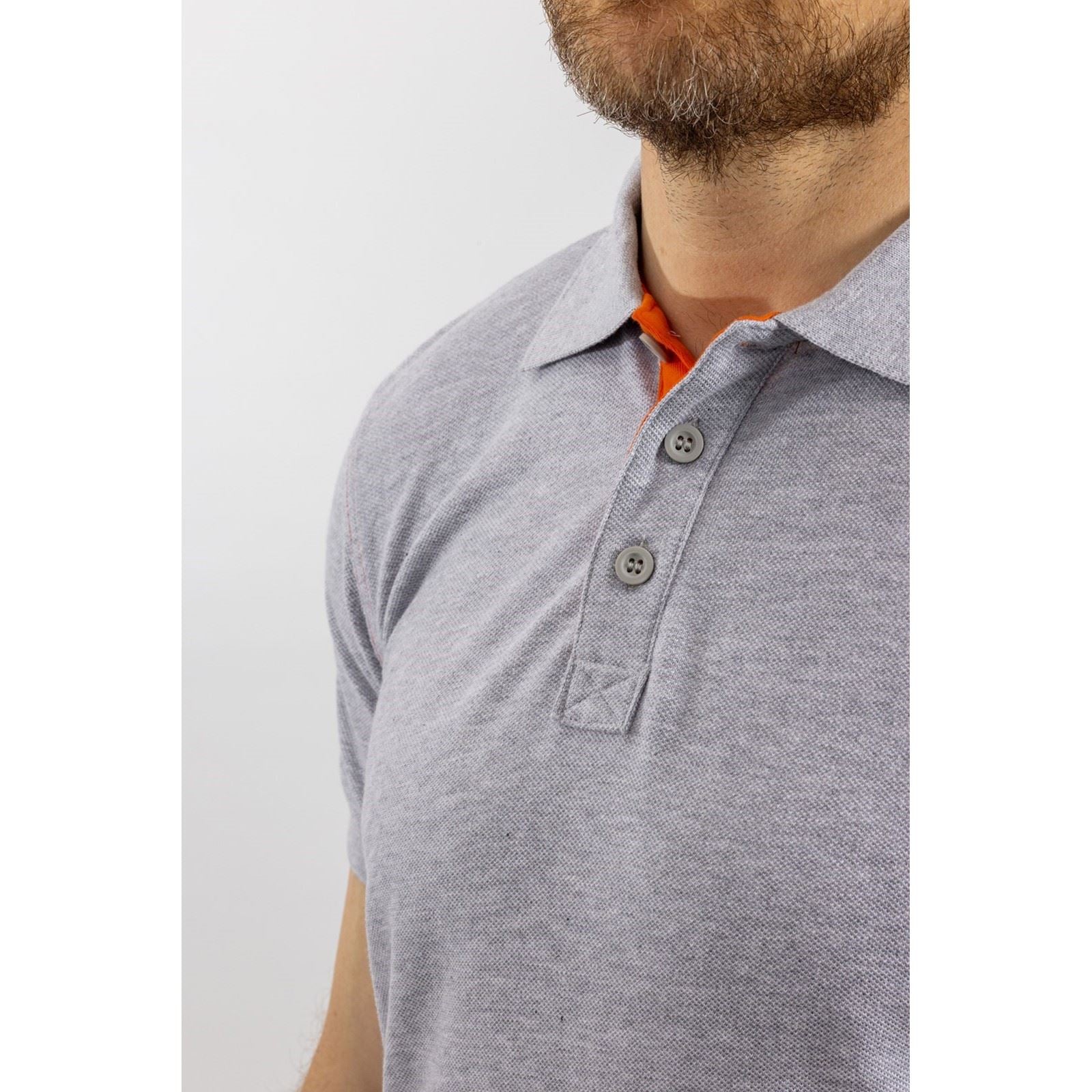 Helly Hansen Workwear Oxford Baumwoll Herren Poloshirt In Grau