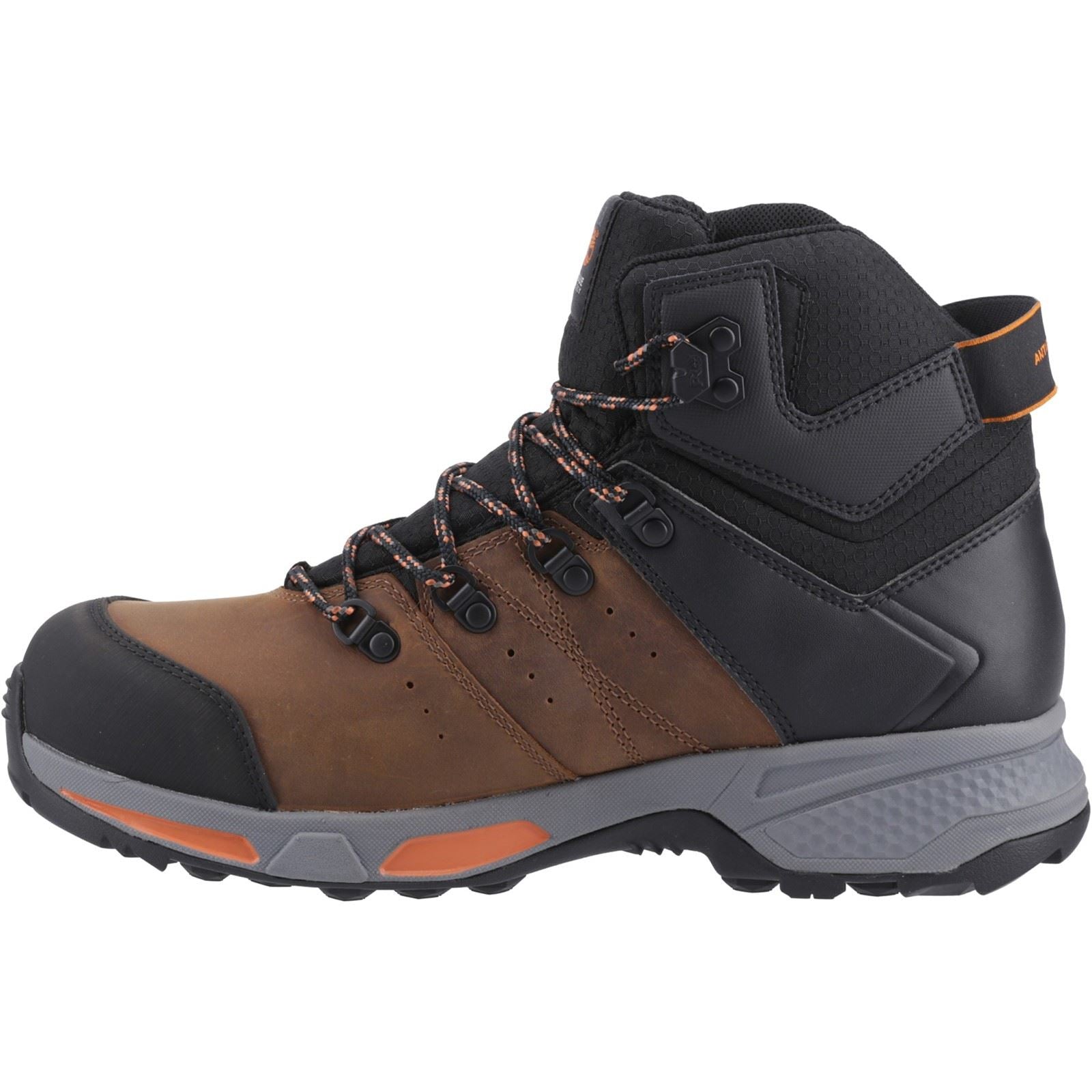 Timberland Pro Switchback Lederbraune Sicherheitsstiefel