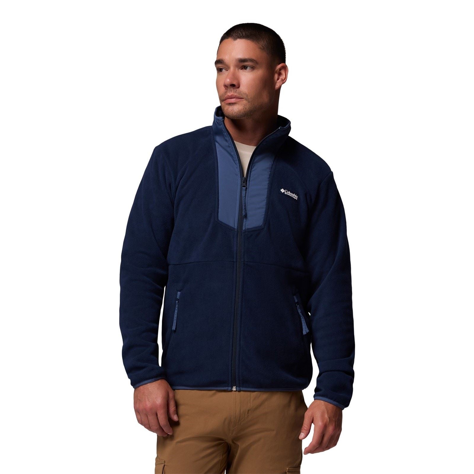 Columbia Sequoia Grove Full Zip Herren Blaue Fleecejacke
