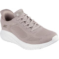 Skechers BOBS Sport Squad Chaos Textile Damen-Taupe-Sneaker