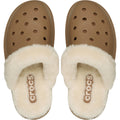 Crocs Classic Fuzz Scuff Thermolastische Herrenschlappen In Sepia