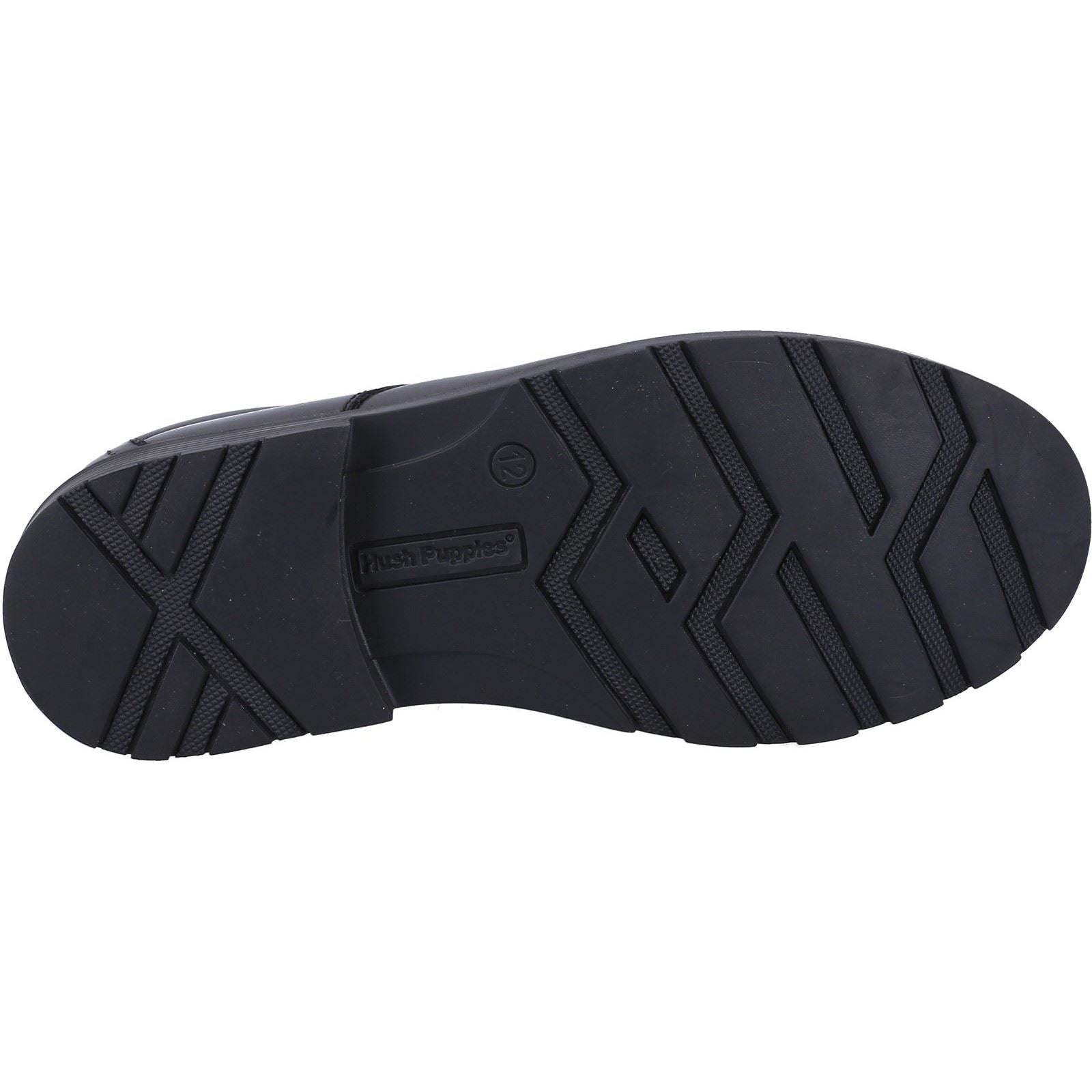 Hush Puppies Oliver SNR Lederschuhe Für Jungen In Schwarz