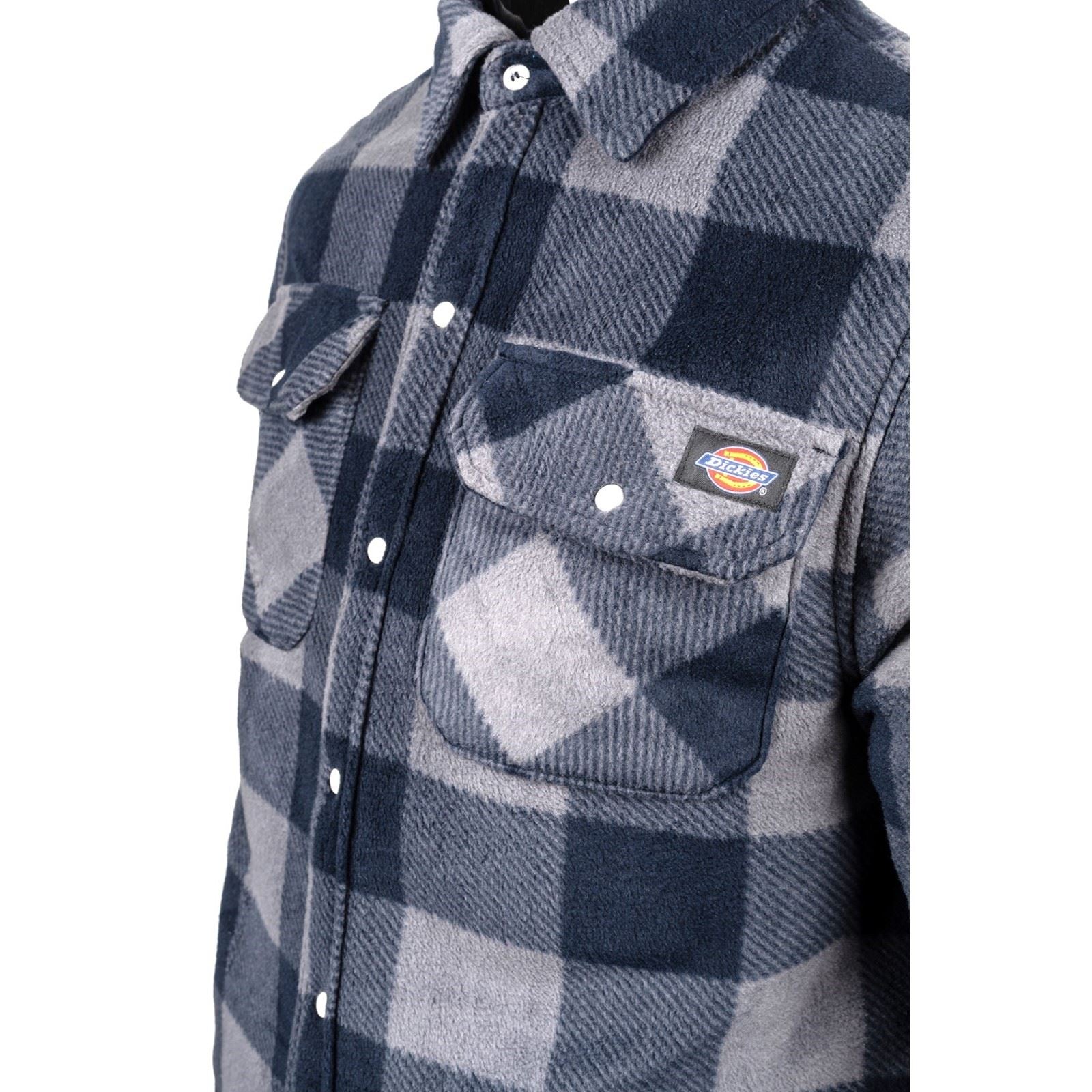 Dickies Portland Polyester Herren Blau Freizeithemd