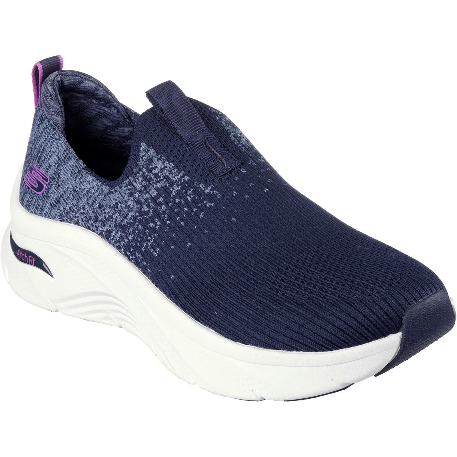 Skechers Arch Fit D'Lux Key Journey Textile Damen Navy Sneakers