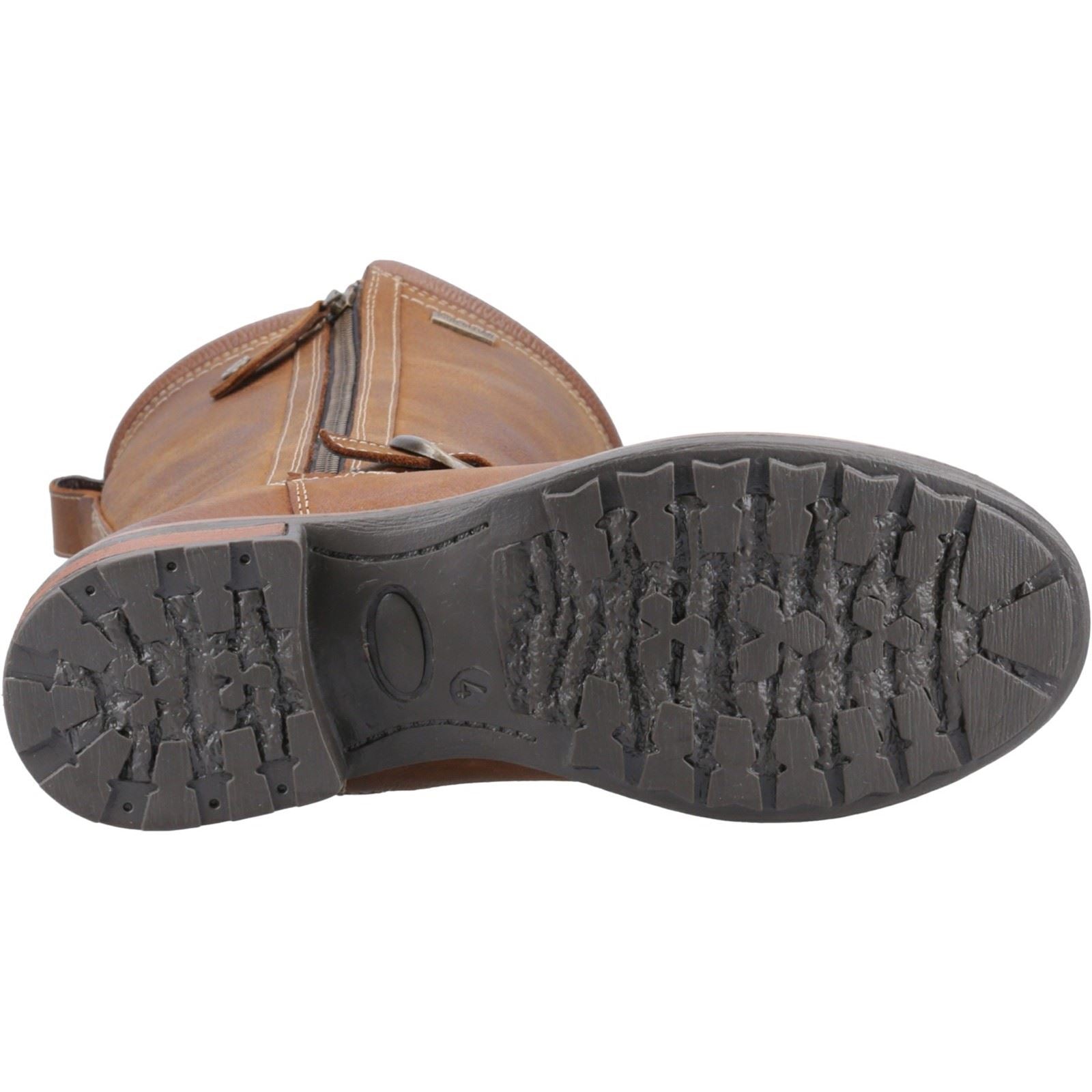 Cotswold Bourton Damen Stiefel aus Leder in Tan