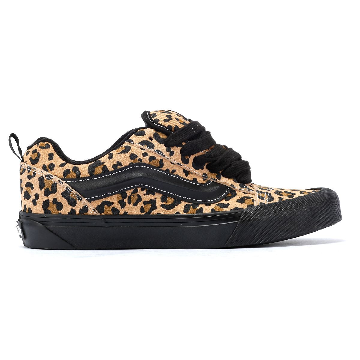 Vans Knu Skool Schwarze Farbe Ledersneakers
