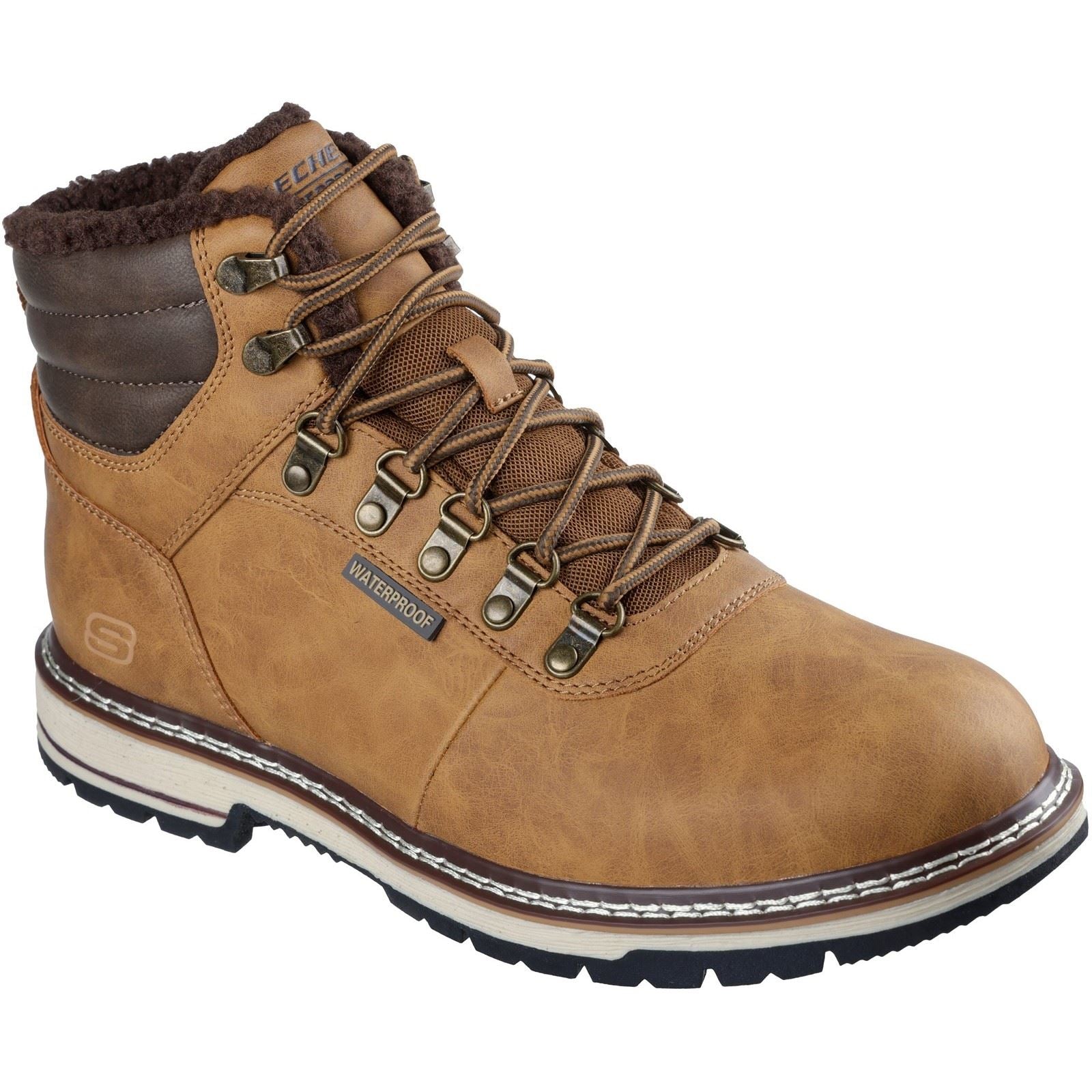 Skechers Corado Memphis Herren Weizenfarbene Knöchelstiefel