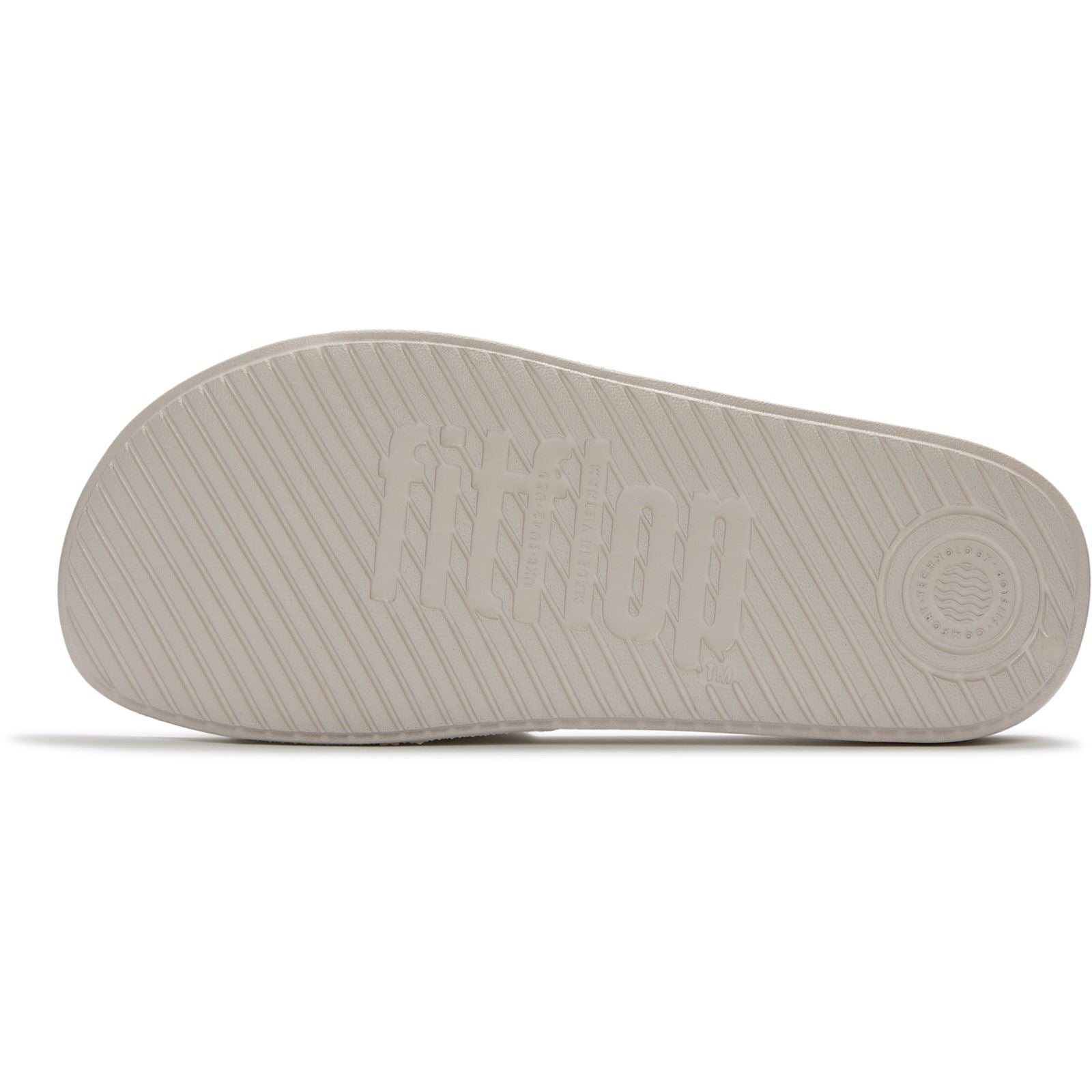 Fitflop iQushion Pool Polyurethan Herren Sandalen In Blassgrau