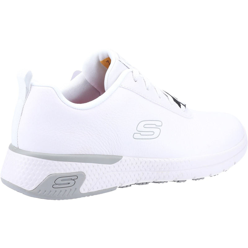 Skechers Workwear Marsing Gmina Leder Damen Weiße Sicherheitssneaker