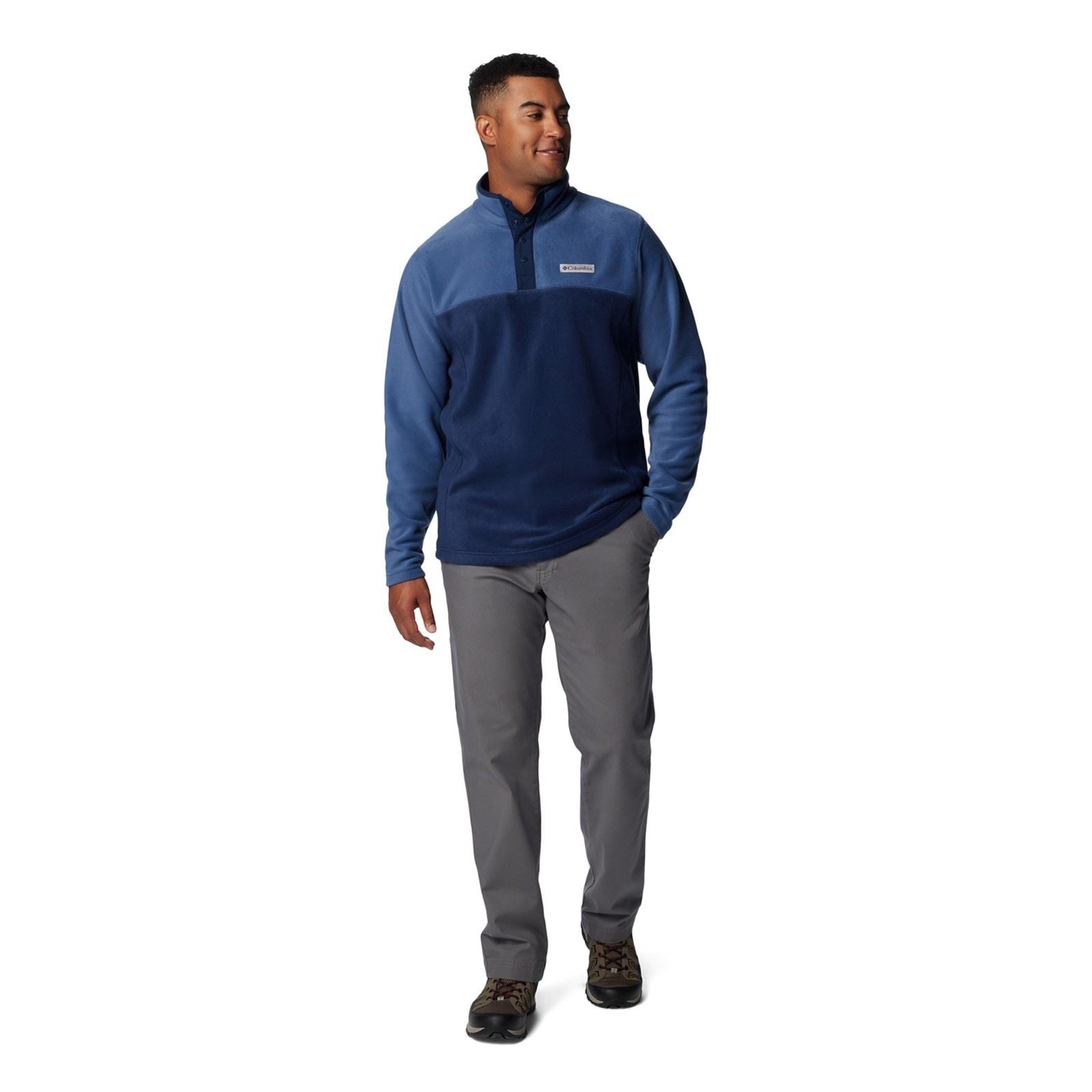 Columbia Steens Mountain Half Snap II Herren Blaue Fleecejacke