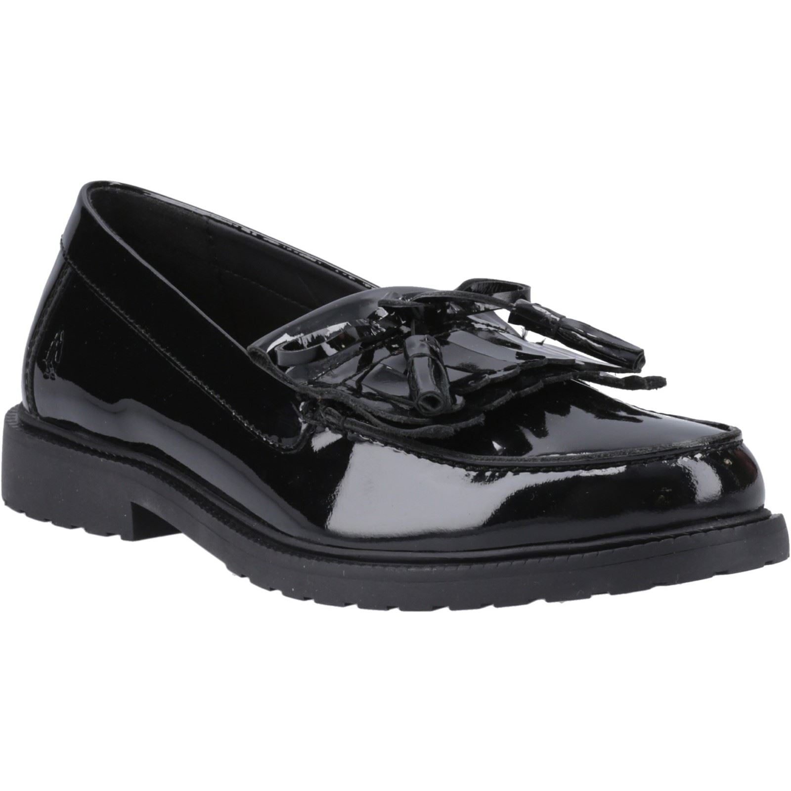 Hush Puppies Verity Kiltie Damen Schwarze Farbe Lederloafer
