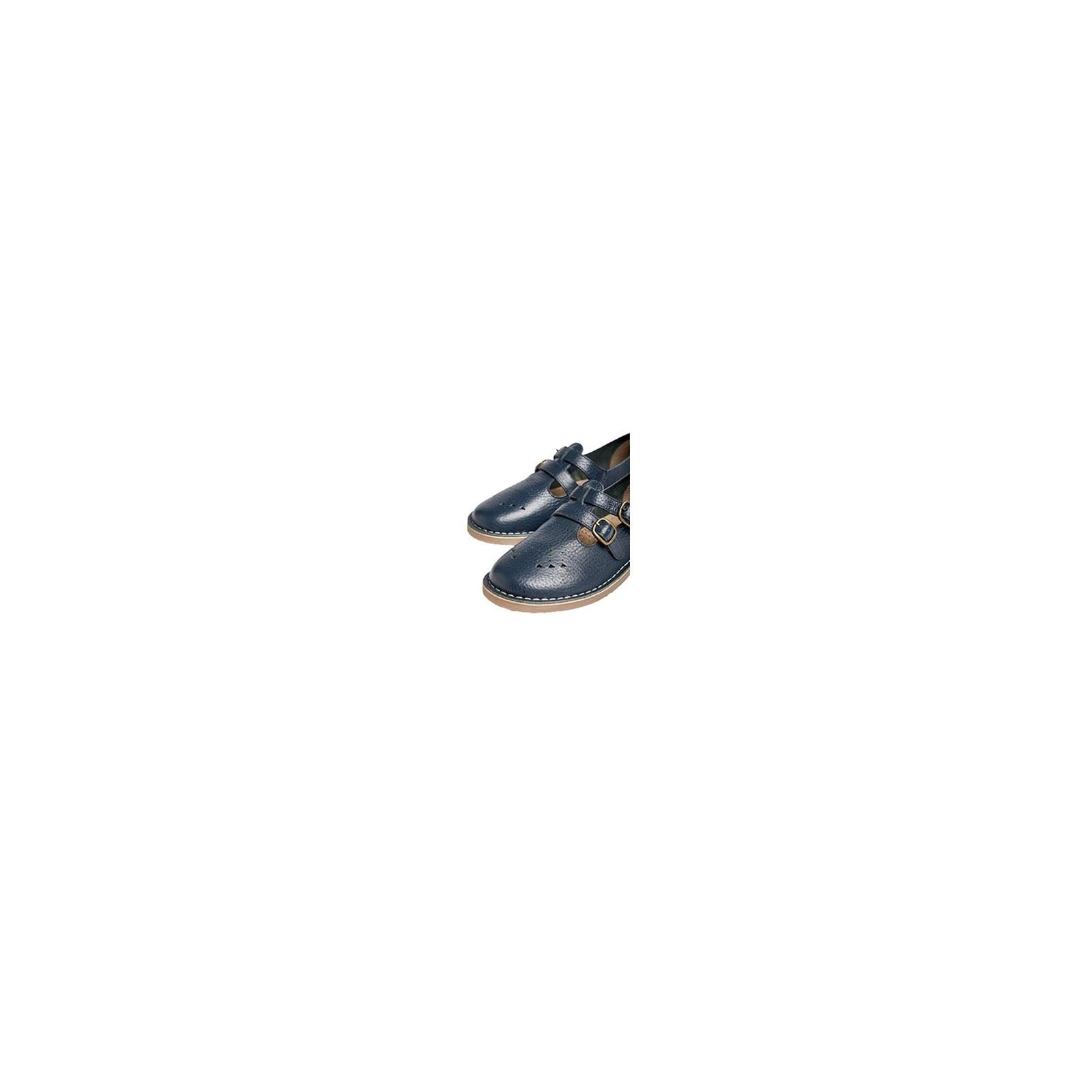 Pod Marley Leder Damen Navy Schuhe