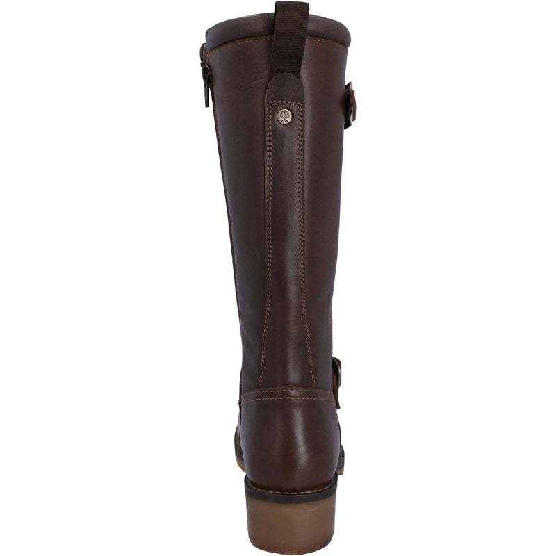 Hunter Iona Damenstiefel Aus Braunem Leder