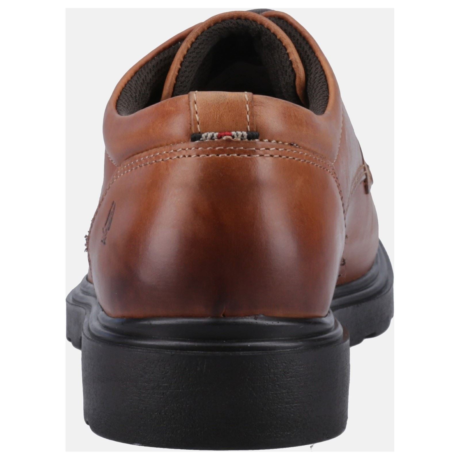 Hush Puppies Pearce Leder-Herrenschuhe In Hellbraun Mit Schnürung