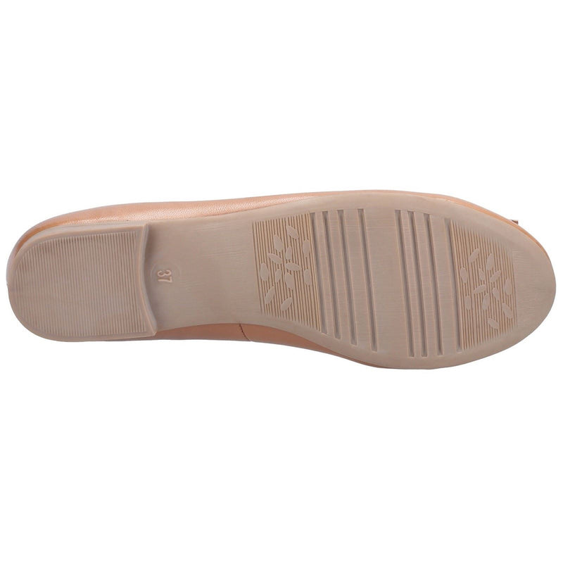 Hush Puppies Naomi Leder Damen Tan Flats.