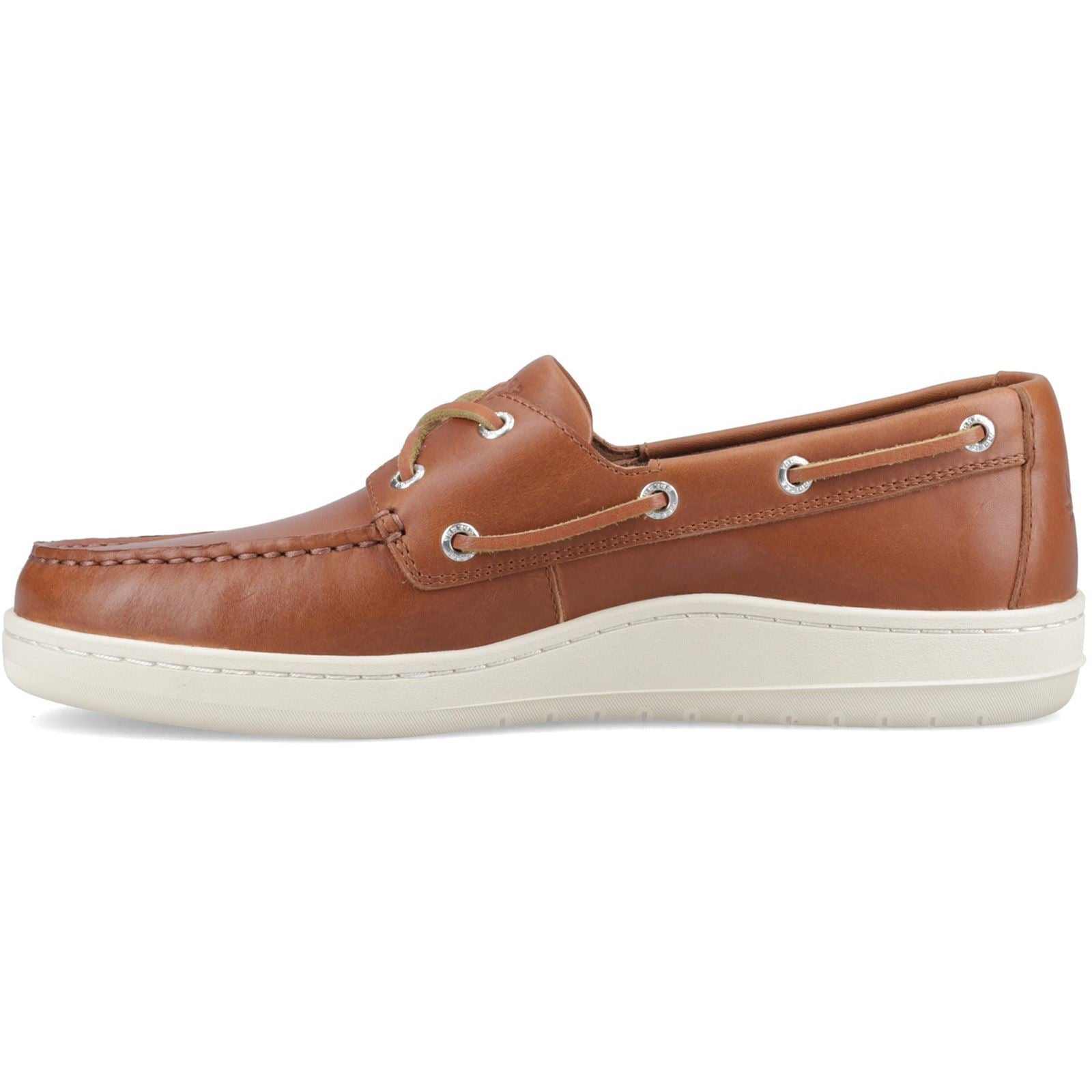 Sperry Strake 2-Eye Boat Leder Herren Offene Tan Bootschoenen