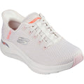 Skechers Arch Fit 2.0 Good Energy Textile Damen Sneaker In Natürlichen/Mehrfarbigen Tönen