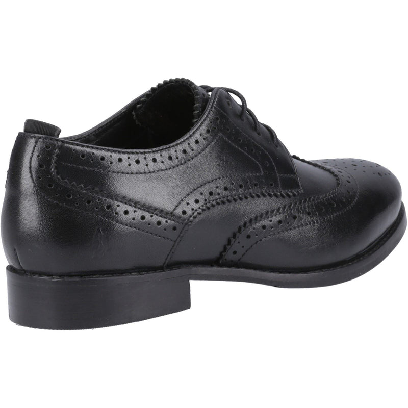 Hush Puppies Natalia Damen Brogues Schuhe aus Schwarzem Leder/Schwarz
