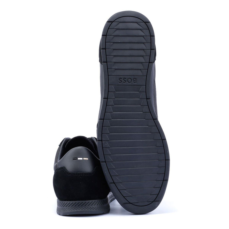 Boss Titanium Herren Schwarze Turnschuhe