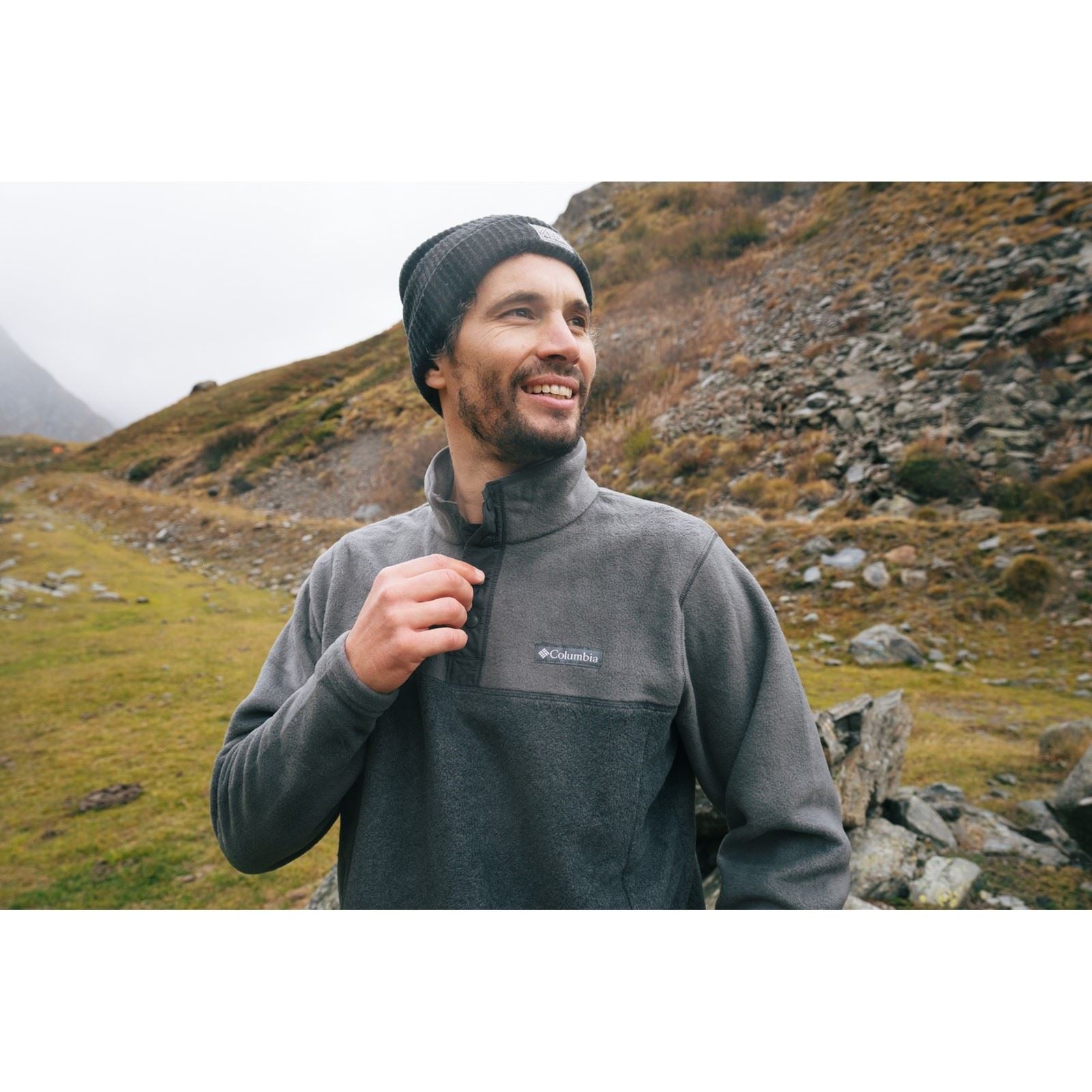 Columbia Steens Mountain Half Snap II Herren Graue Fleecejacke