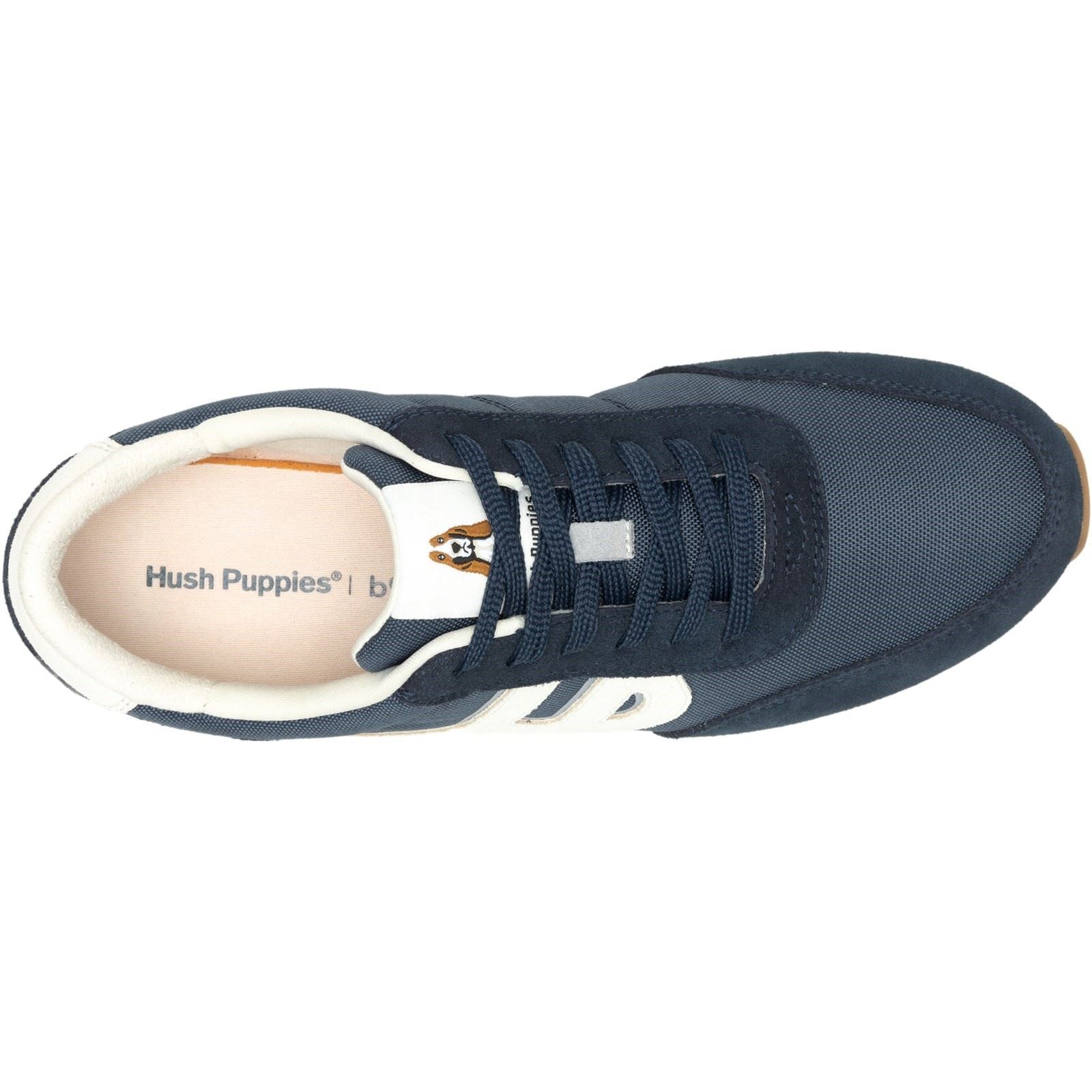 Hush Puppies Seventy8 Herren Sneaker Aus Leder In Marineblau