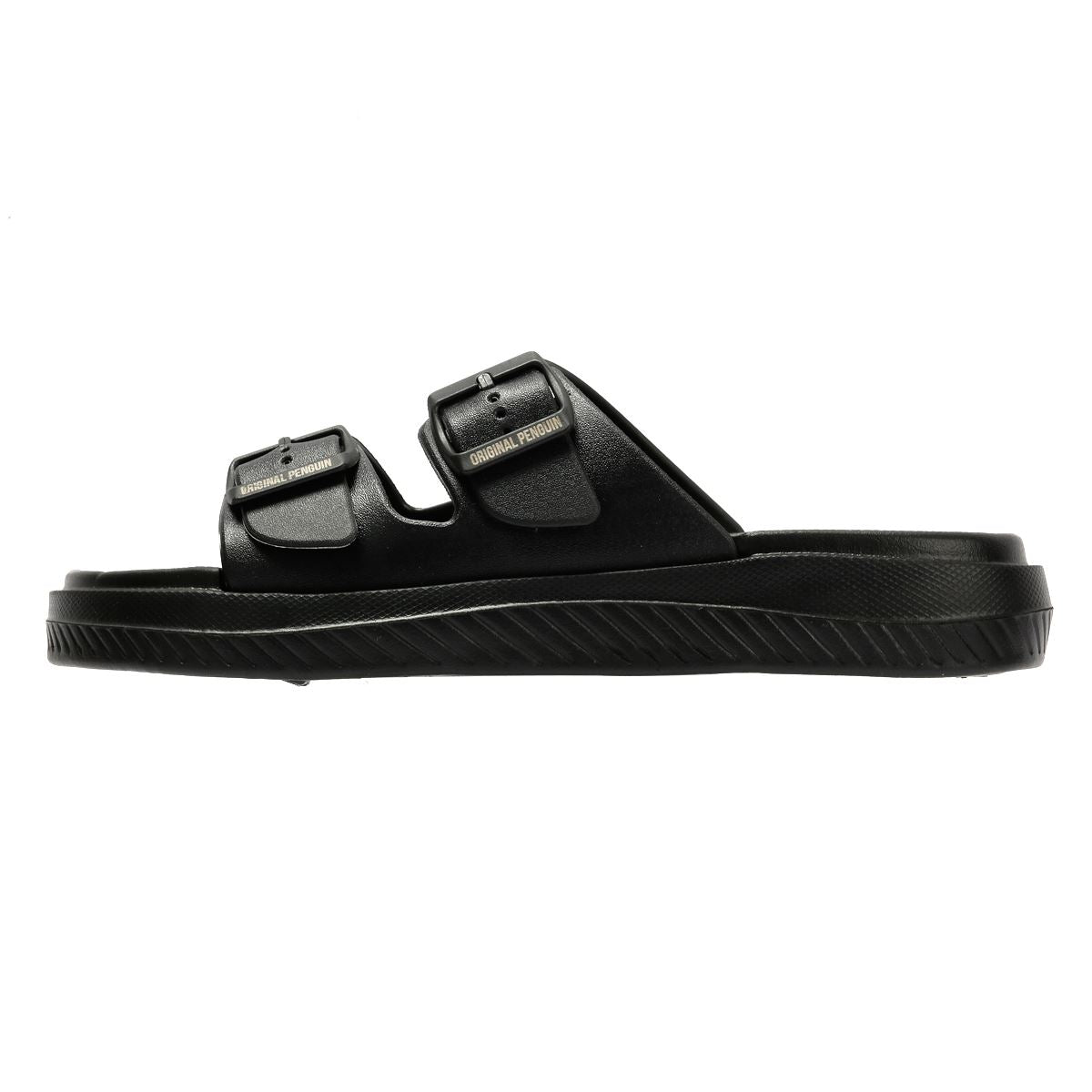 Penguin Playa Herren Schwarze Sandalen