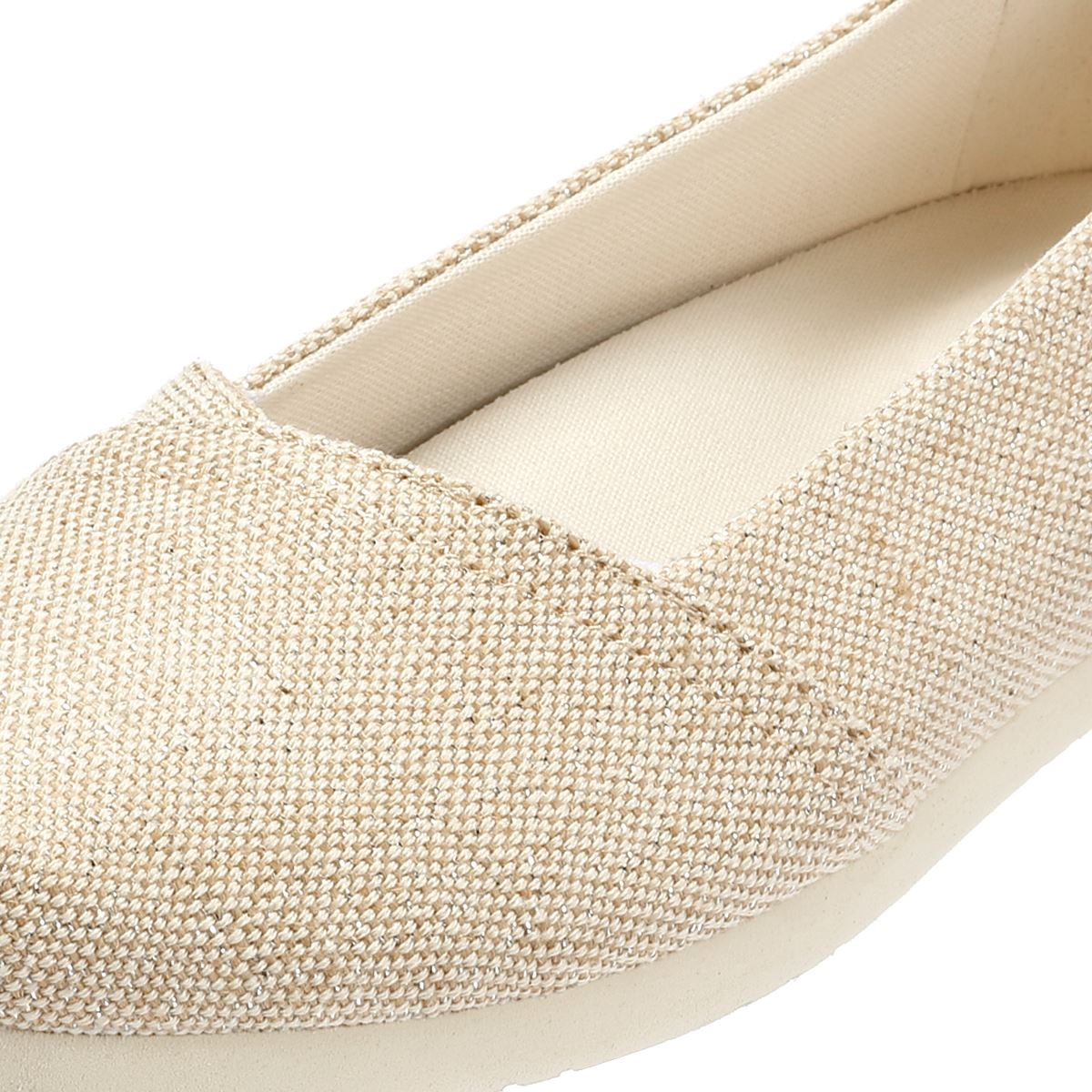 TOMS Alpargata Ballet Canvas Damen Beige Espadrilles