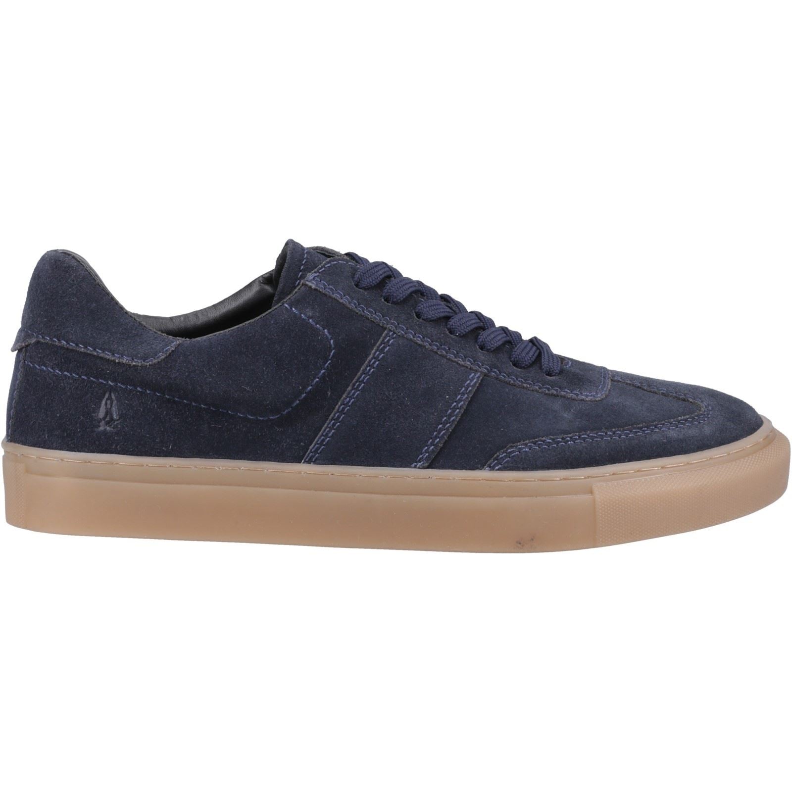 Hush Puppies Riley Herren Wildleder Sneaker In Marineblau Aus Wildleder