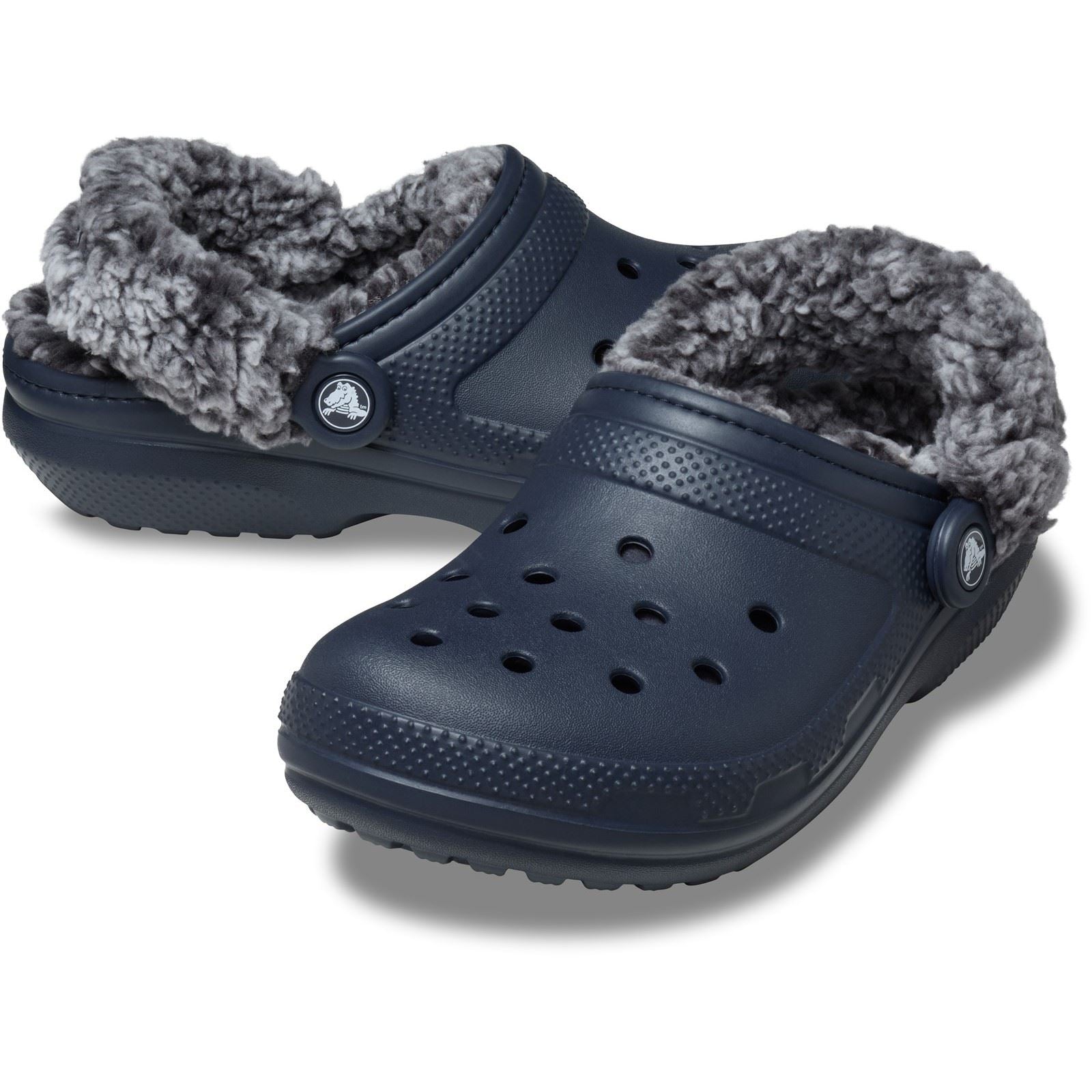 Crocs Classic Fleece Lined Thermoplastische Schuhe In Marineblau