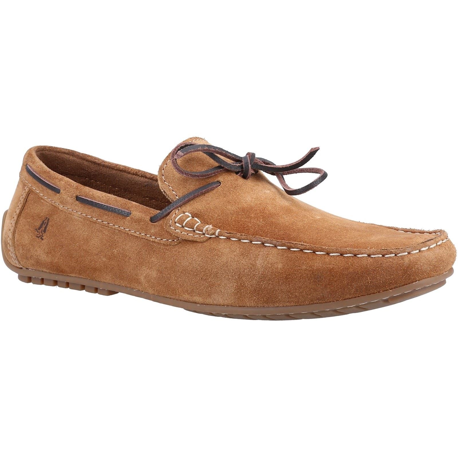 Hush Puppies Reuben Wildleder Herren Bootsschuhe In Beige