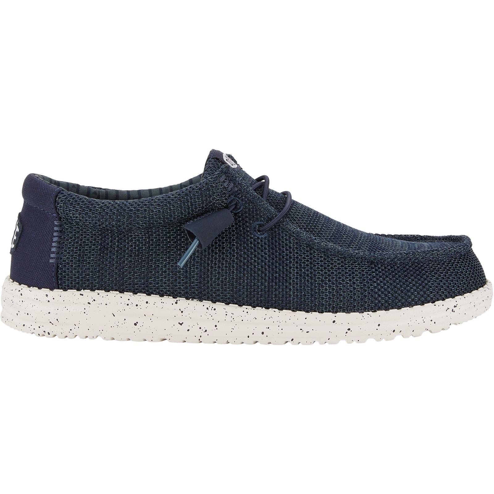 HEYDUDE Wally Stretch Mesh Polyester Herren Marine Bootschuhe