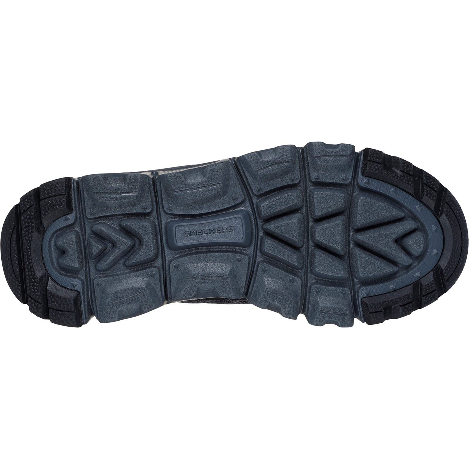 Skechers Summits AT Canobie Synthetische Herren Wanderschuhe In Anthrazit/Schwarz