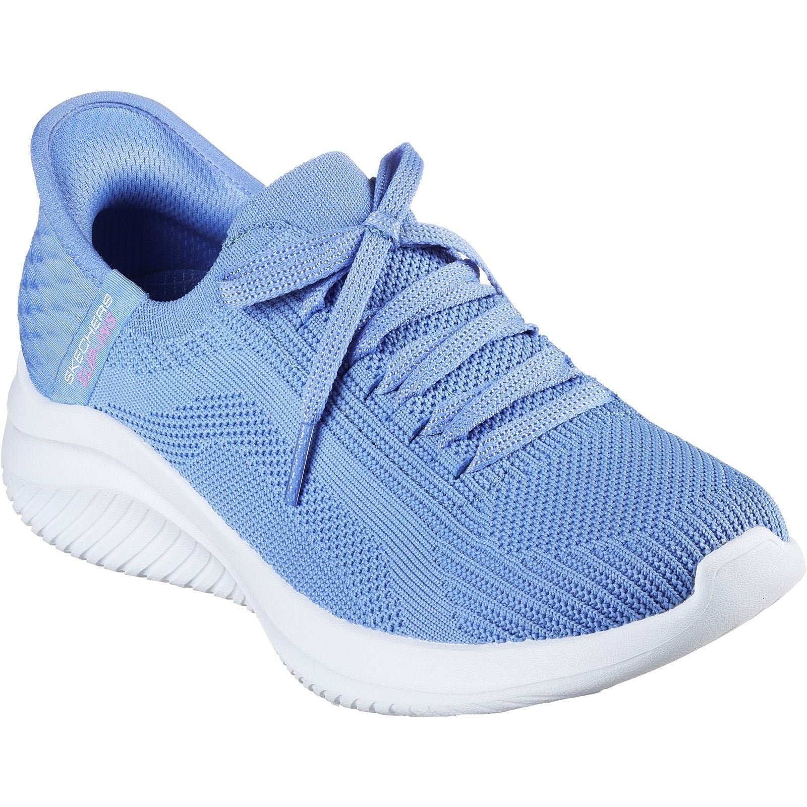 Skechers Ultra Flex 3.0 Brilliant Path Textile Damensneaker In Perlgrau
