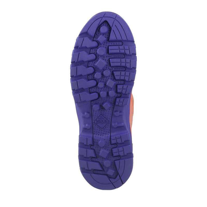 Muck Boots Grit S5 Herren Gummistiefel in Orange/Blau